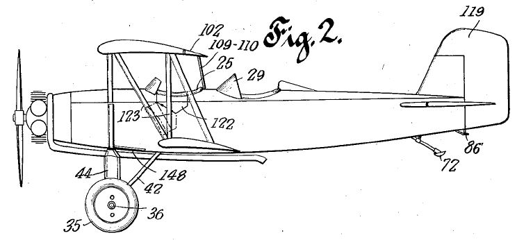 Stearman-patent-biplane