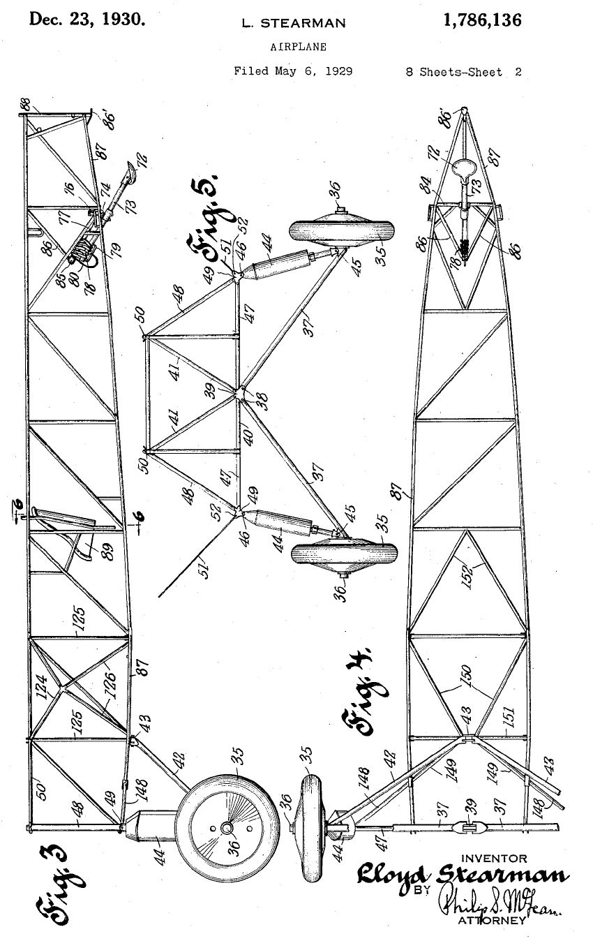 Stearman-patent-landing-gear