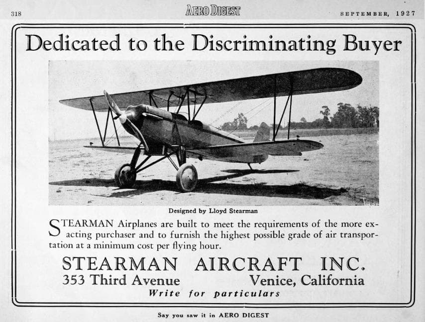 Aero-Digest-1927-09-Stearman-ad-min