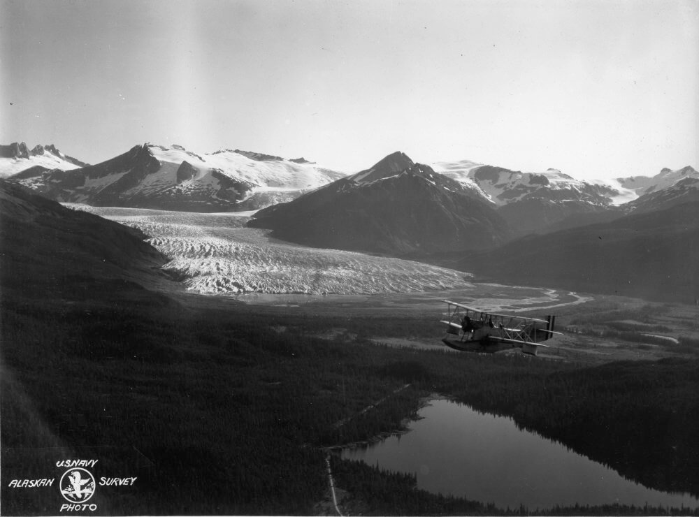 USN-AK-Survey-1929-SDASM-in-flight-glacier