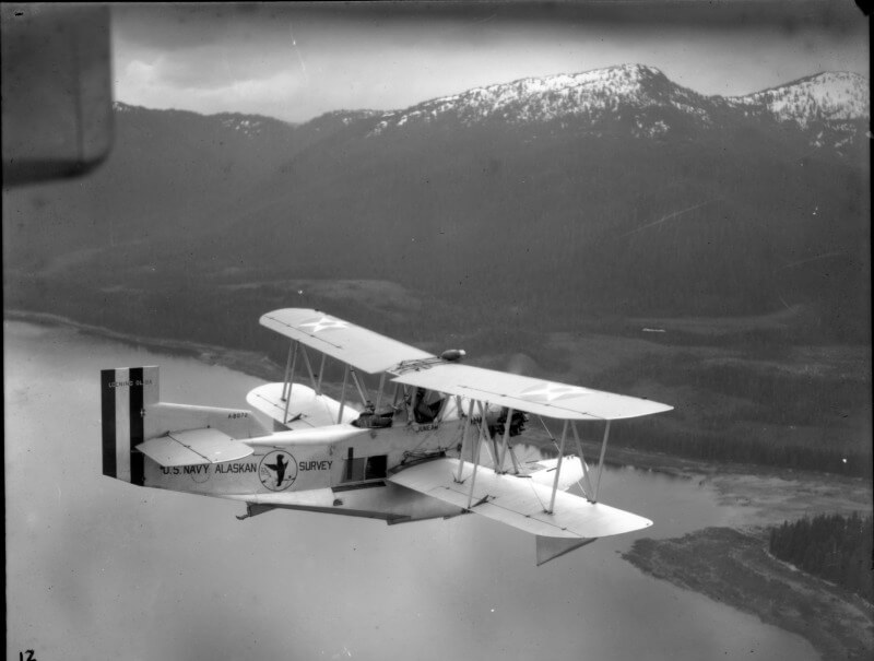 USN-AK-Survey-1929-SDASM-plane-in-flight