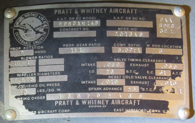 N789-right-engine-data-plate